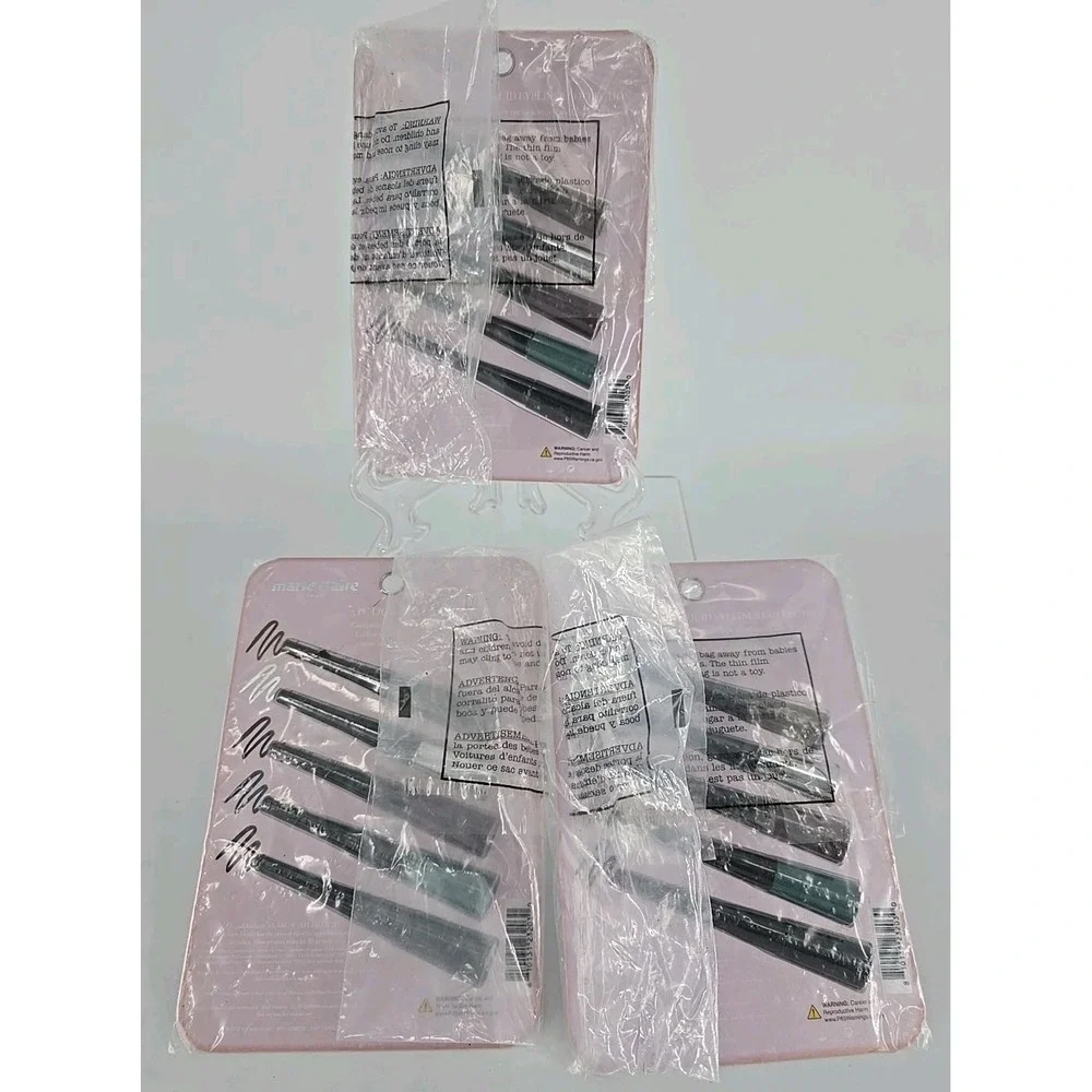 3 Lot Liquid Eyeliner Collection Set ByMarie Claire‎ Paris - Winged Beauty 5 Pcs